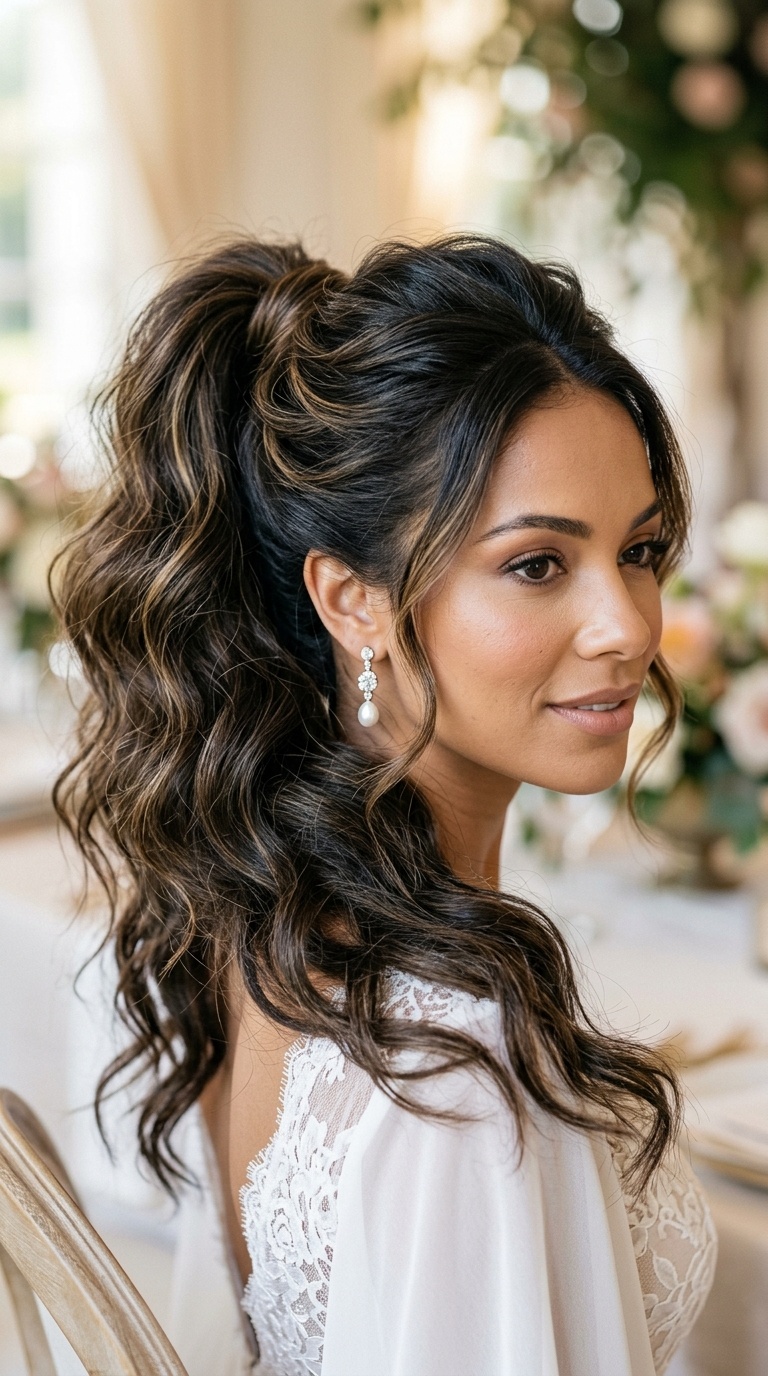 Voluminous Textured Ponytail