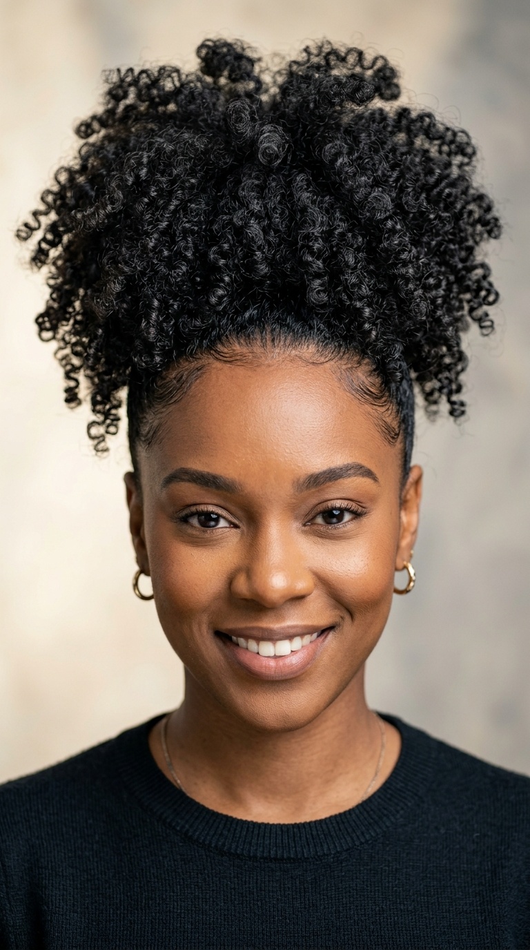 Voluminous Top-Knot Pineapple