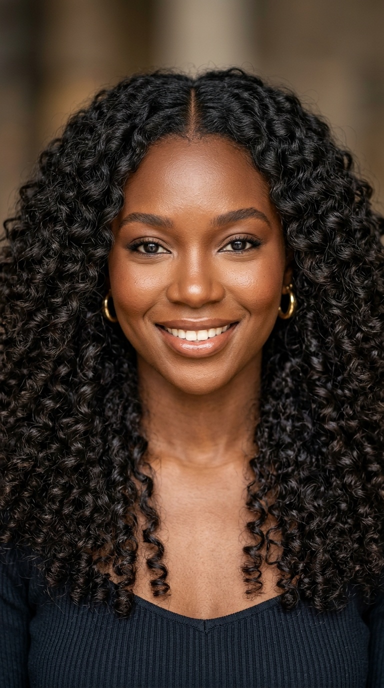 Voluminous Wand Curls