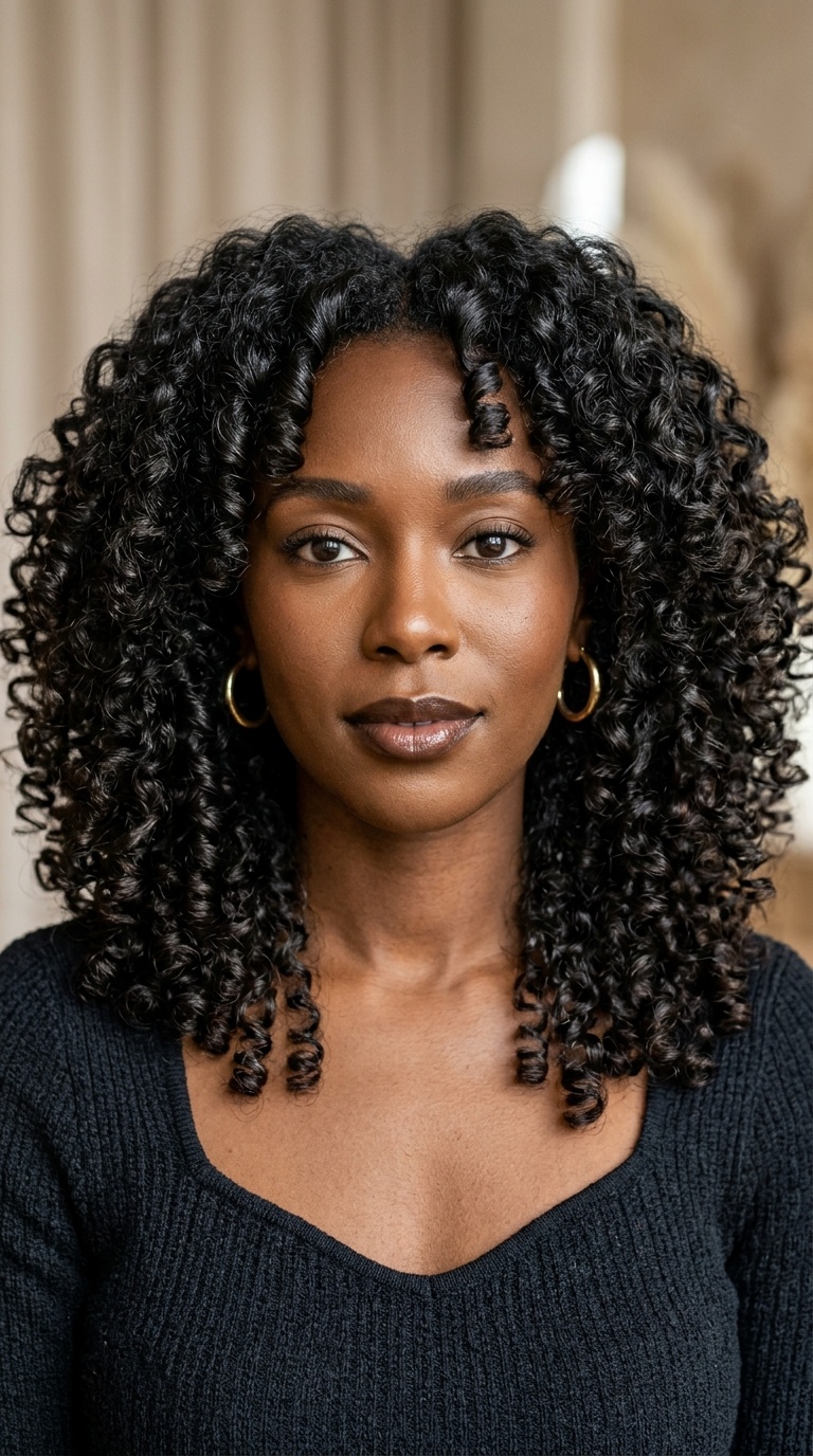 Wand Curls on Blow-Dried Hair