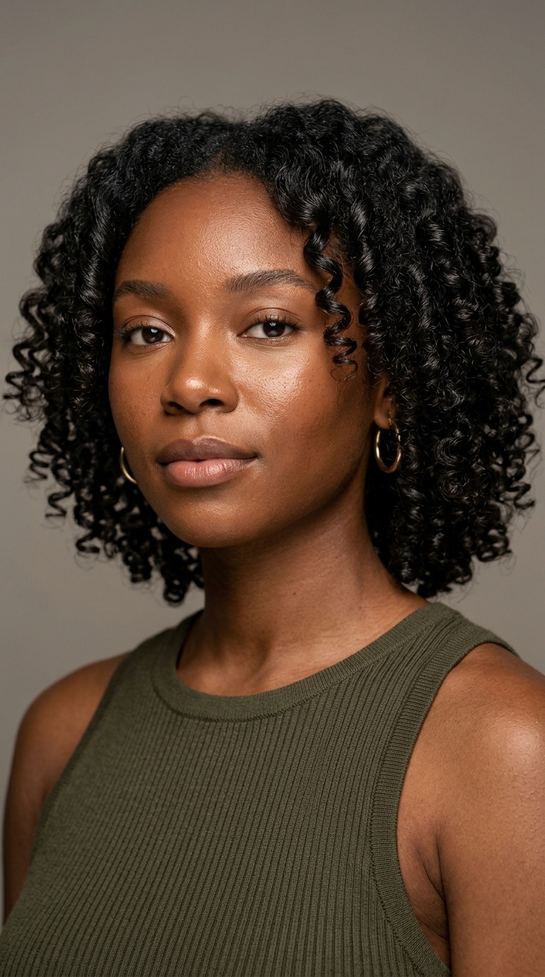 Wand Curls on Natural Hair