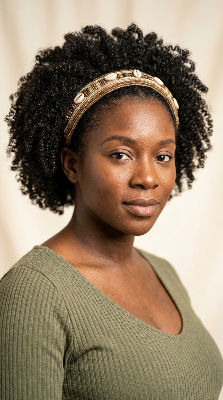 Wash-and-Go with a Decorative Headband