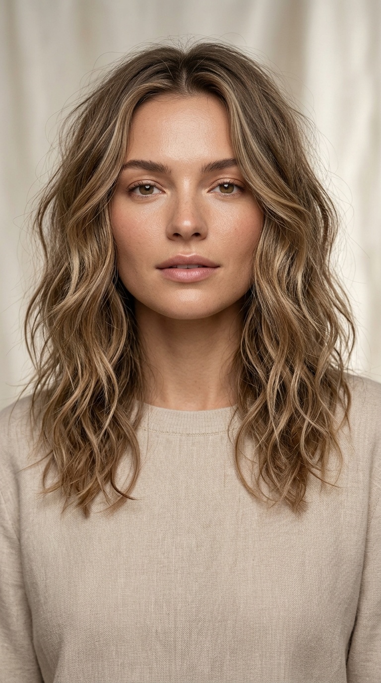 Washed-Out Beach Waves