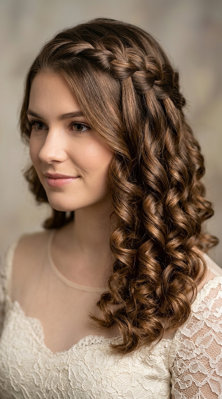 Waterfall Braid and Defined Spirals