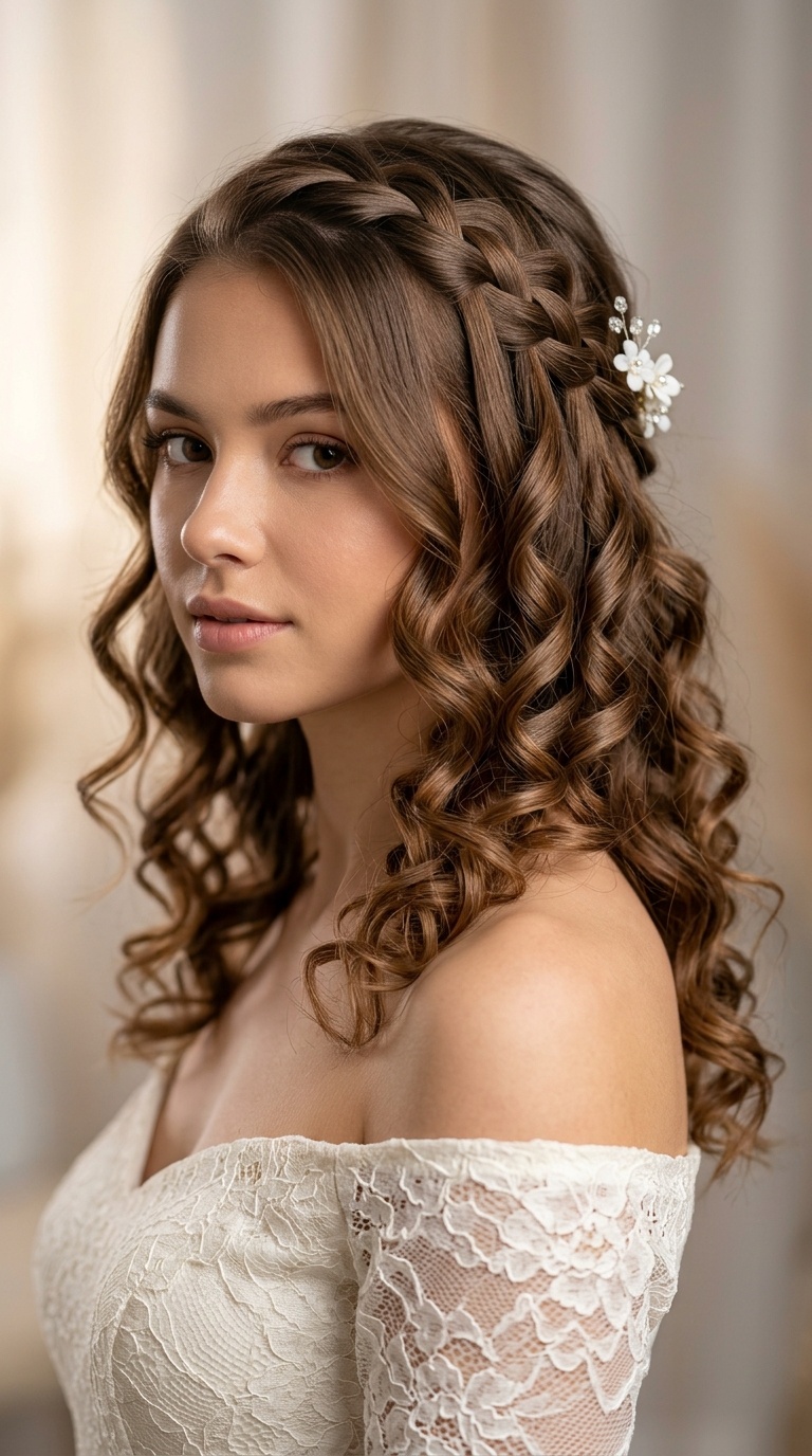 Waterfall Braid with Defined Spirals