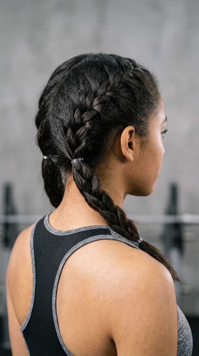 Waterfall Braid with Secure Elastic