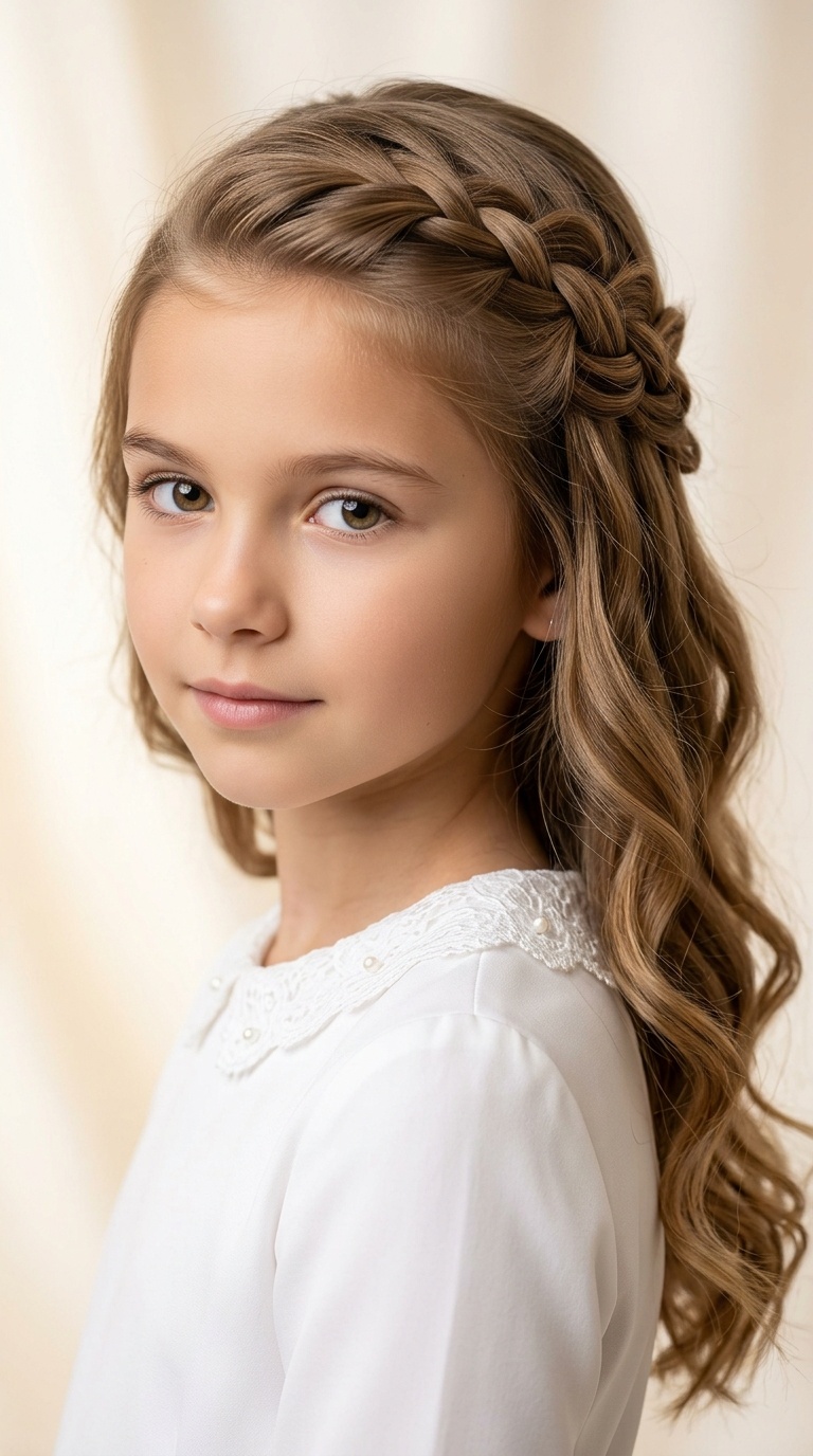 Waterfall Braid with Soft Waves