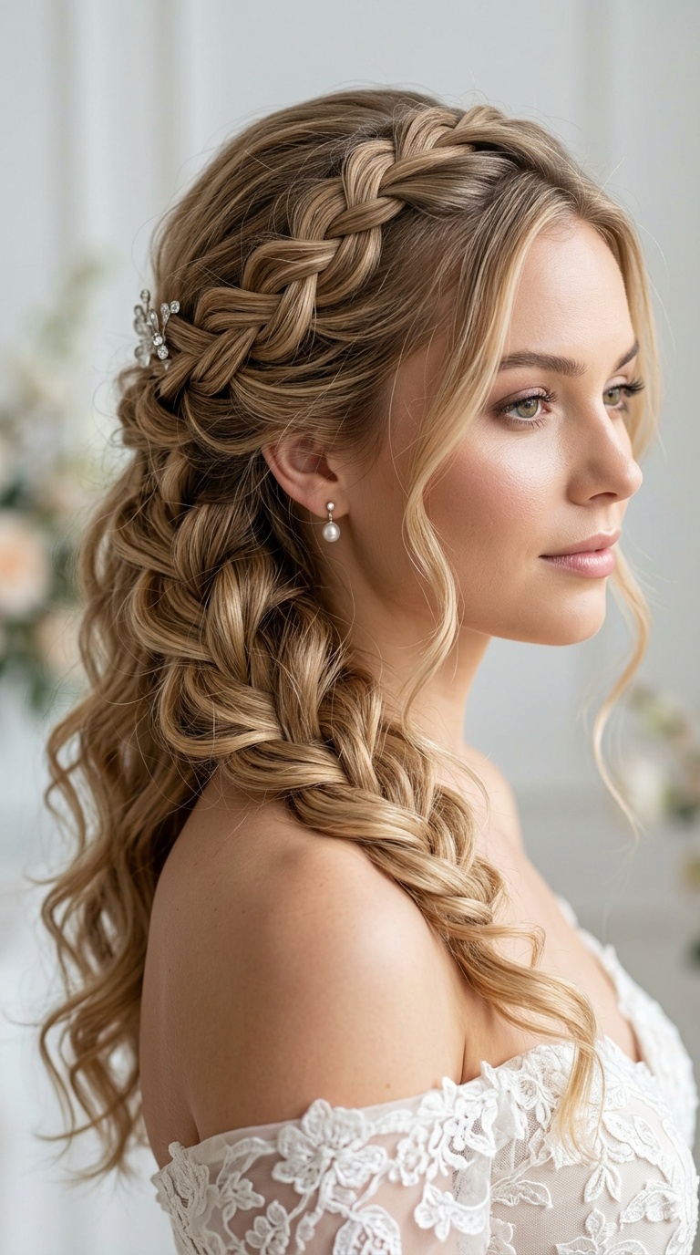 Waterfall Braid with Texture
