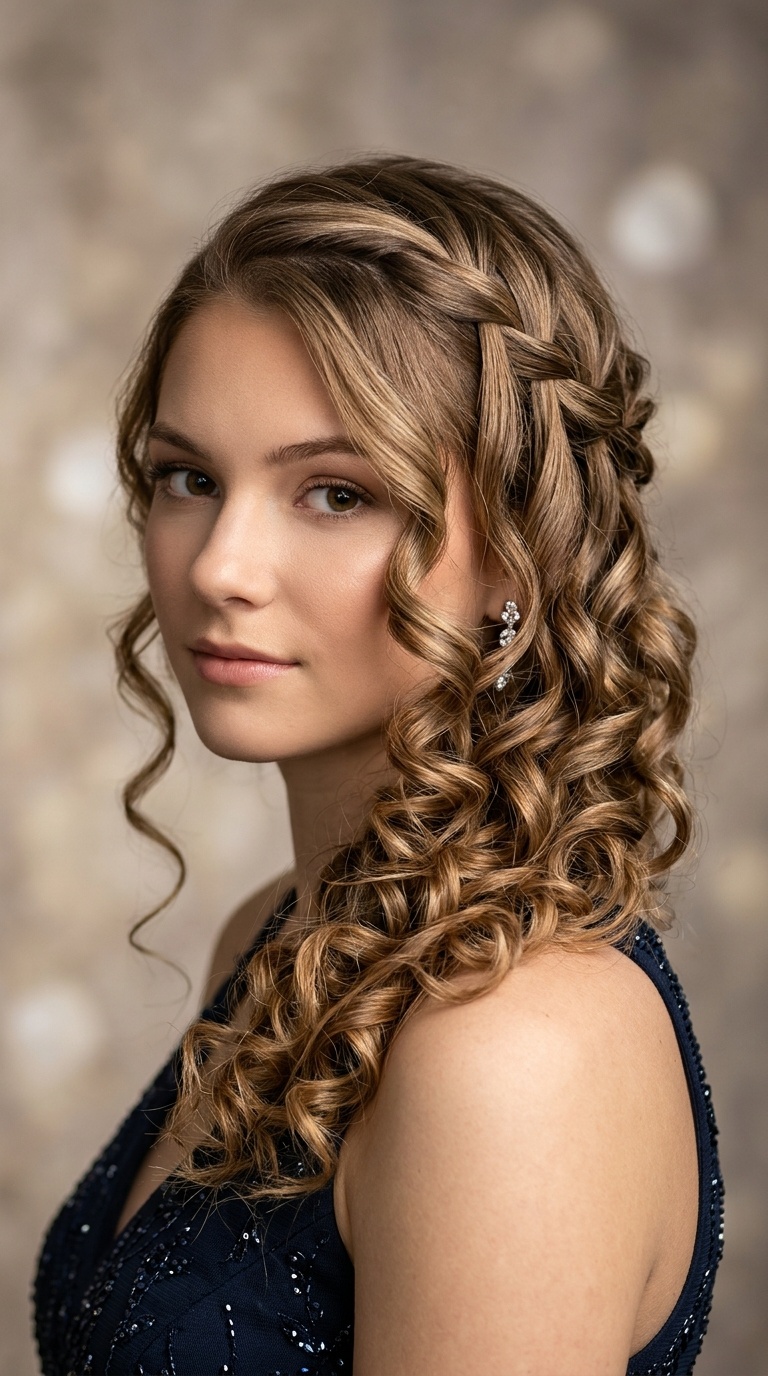 Waterfall Braid with Tight Spirals