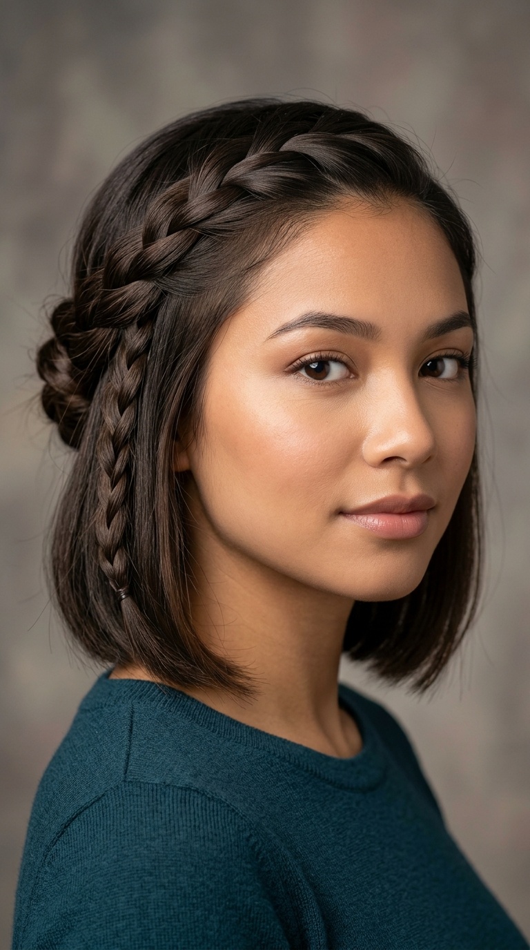 Waterfall Braid with Tucked Ends