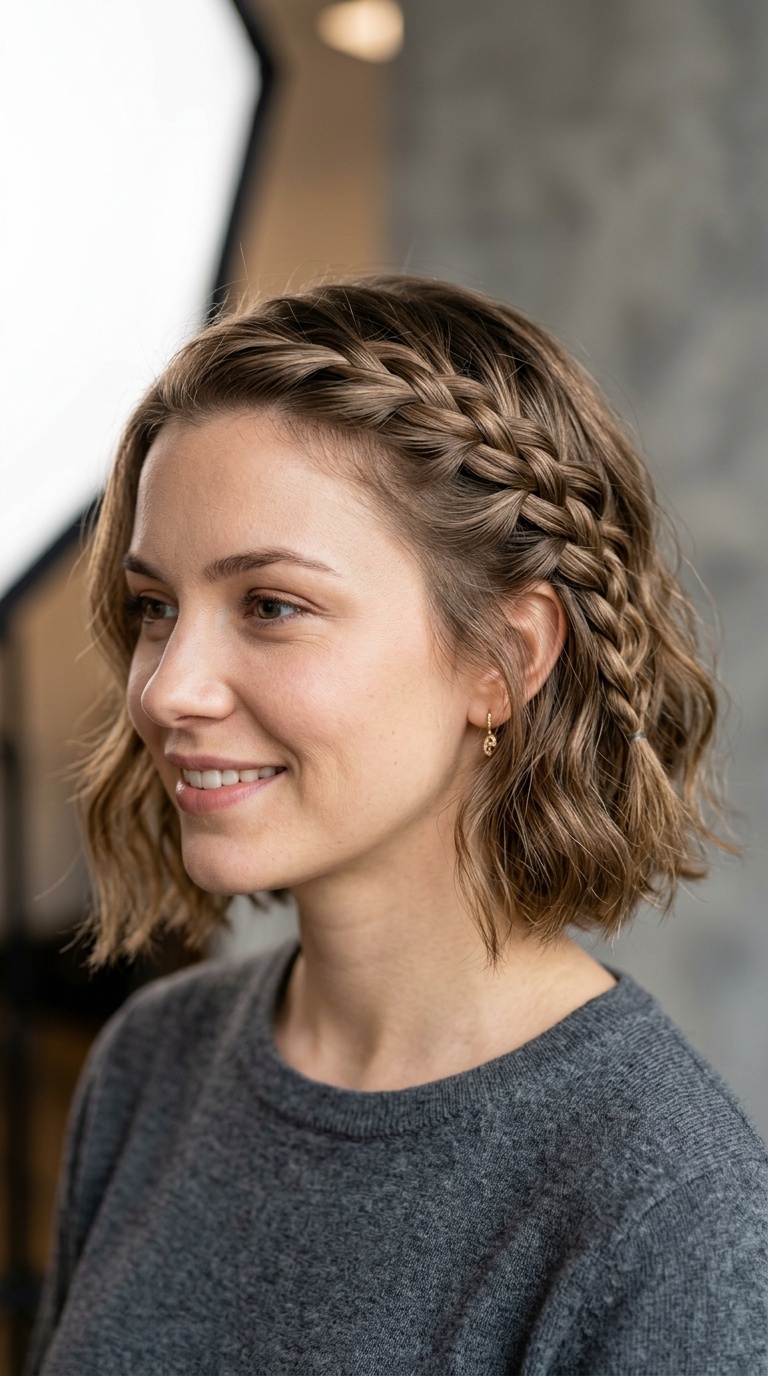 Waterfall Braids for Short Lengths