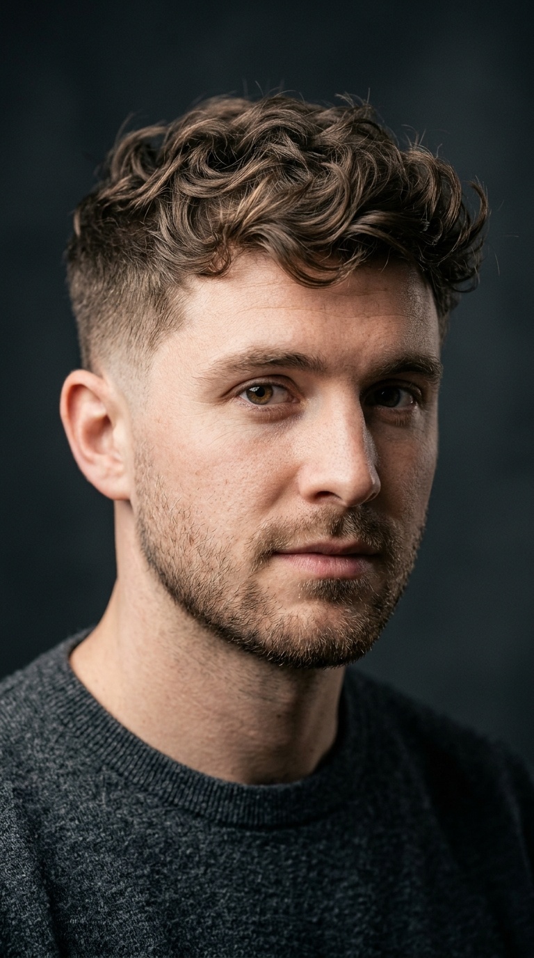 Wavy Crop with Scissor Taper