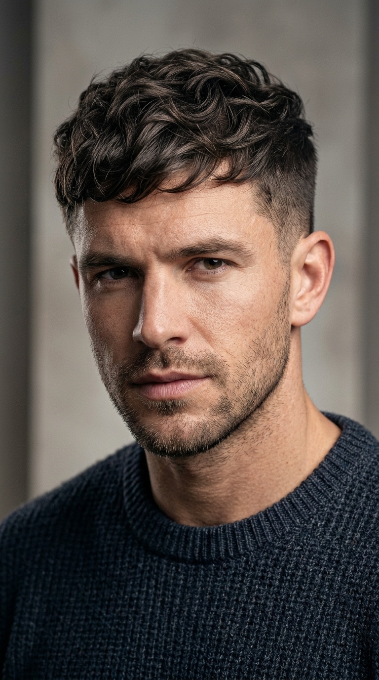 Wavy French Crop with Texture