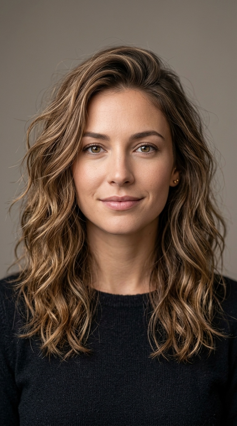 Wavy Layered Mid-Length