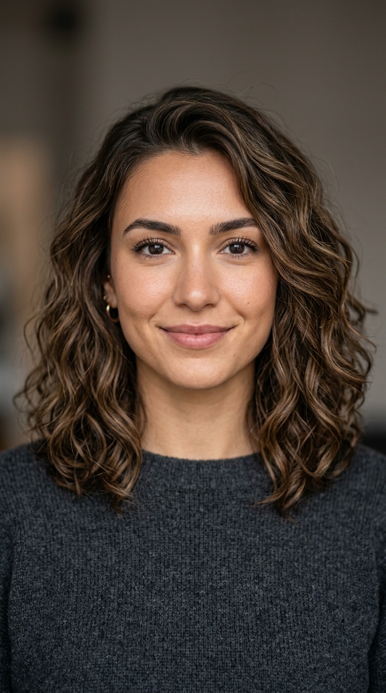 Wavy Lob (Long Bob)