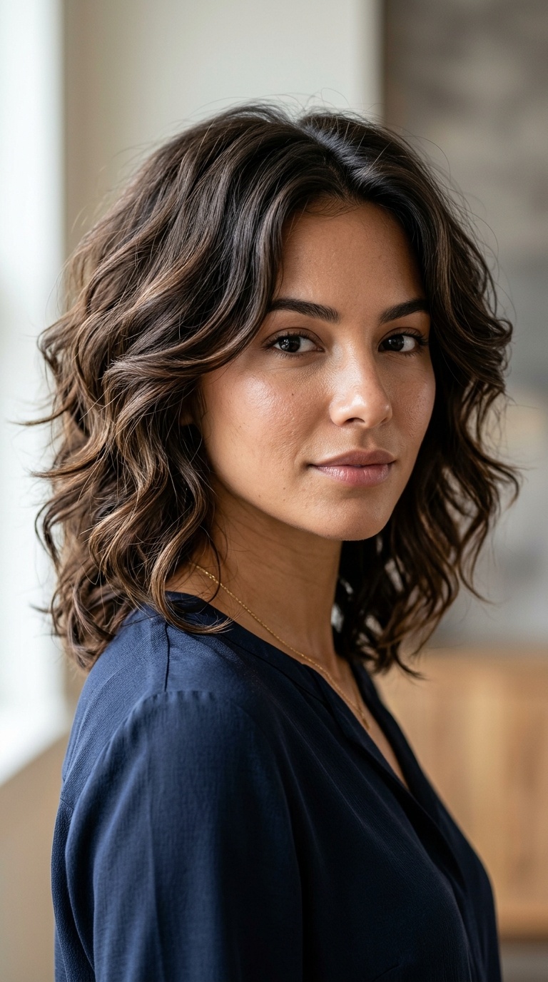 Wavy Wedge Cut