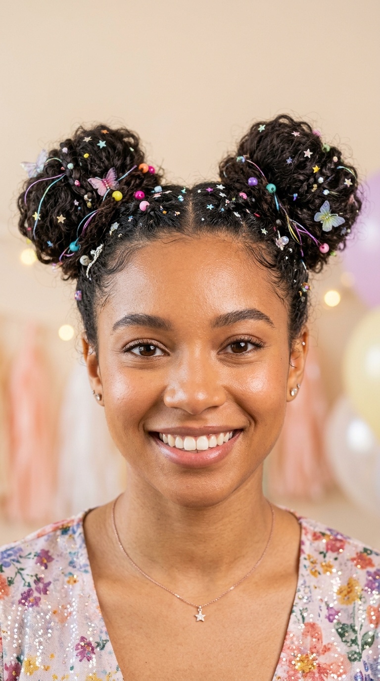 Whimsical Space Buns