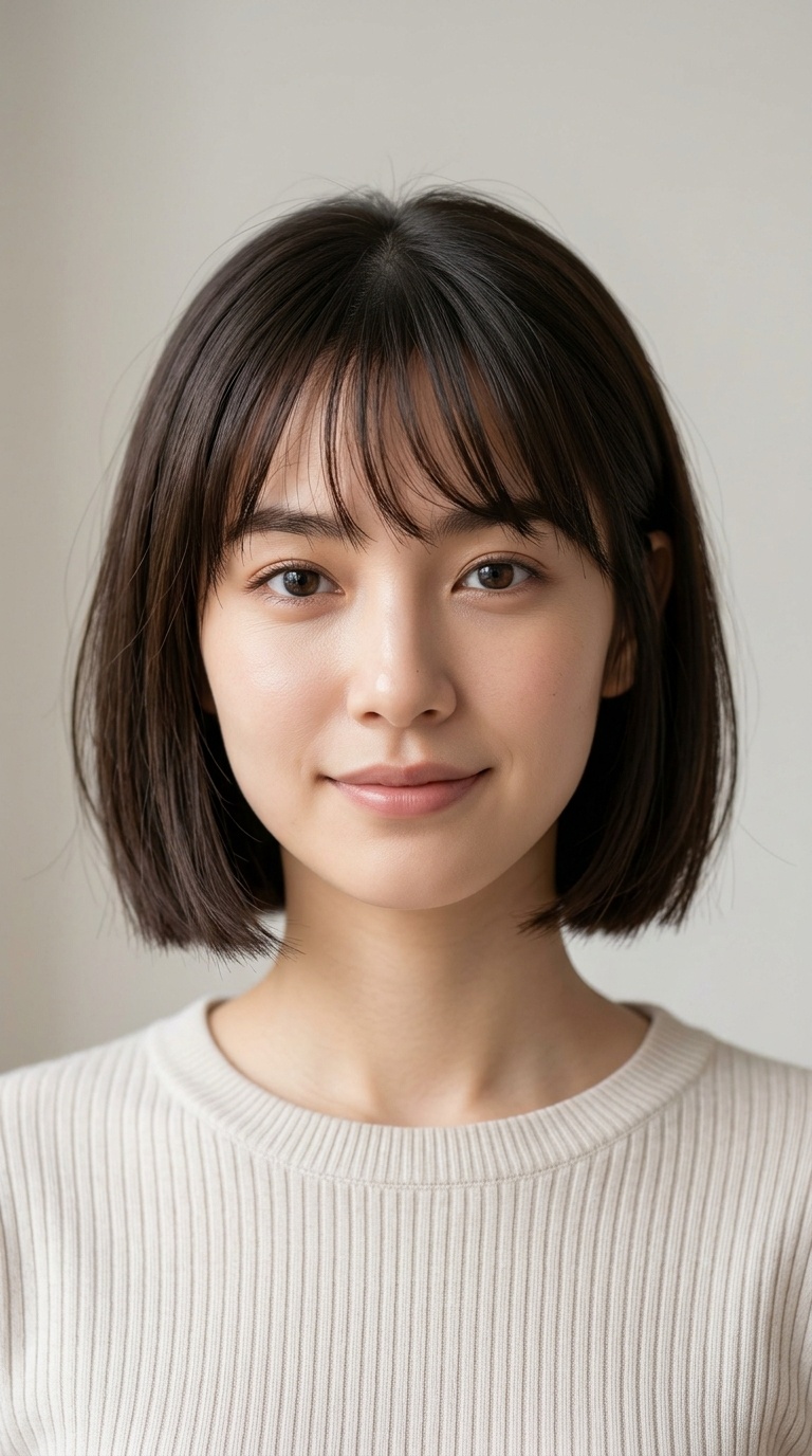Wispy Bangs and Blunt Ends