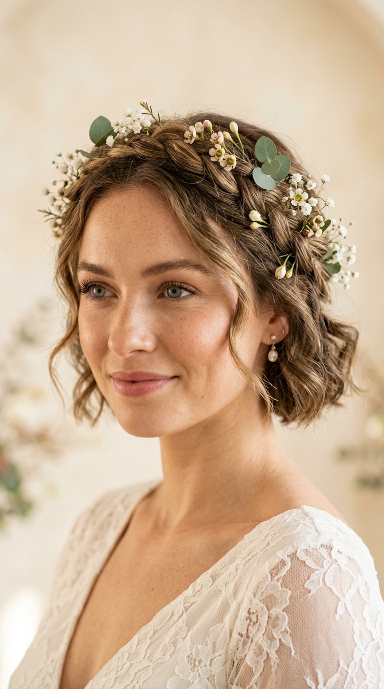 Wispy Botanical Halo
