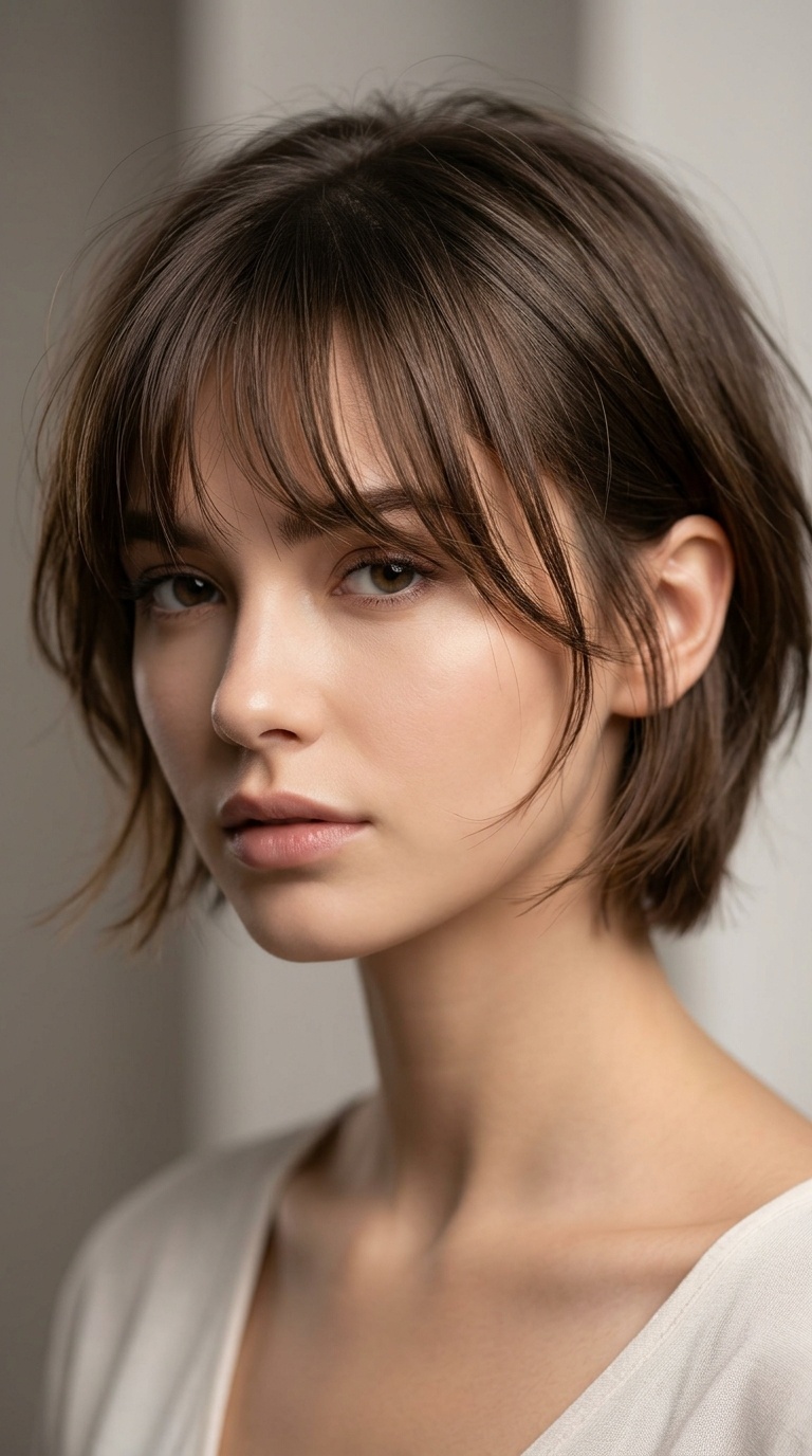 Wispy Curtain Bangs