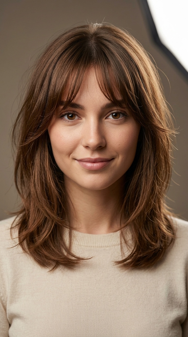 Wispy Curtain Bangs