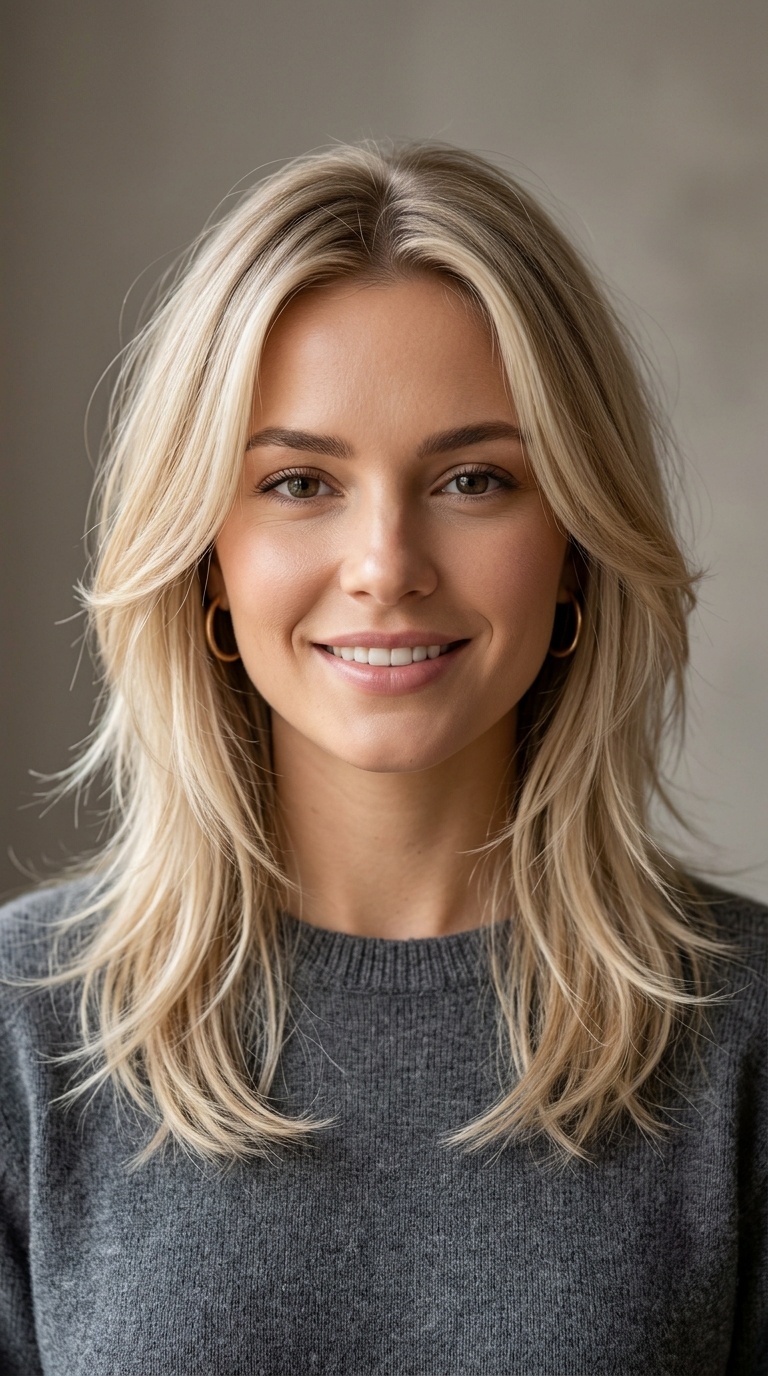 Wispy Feathered Ends for Fine Hair