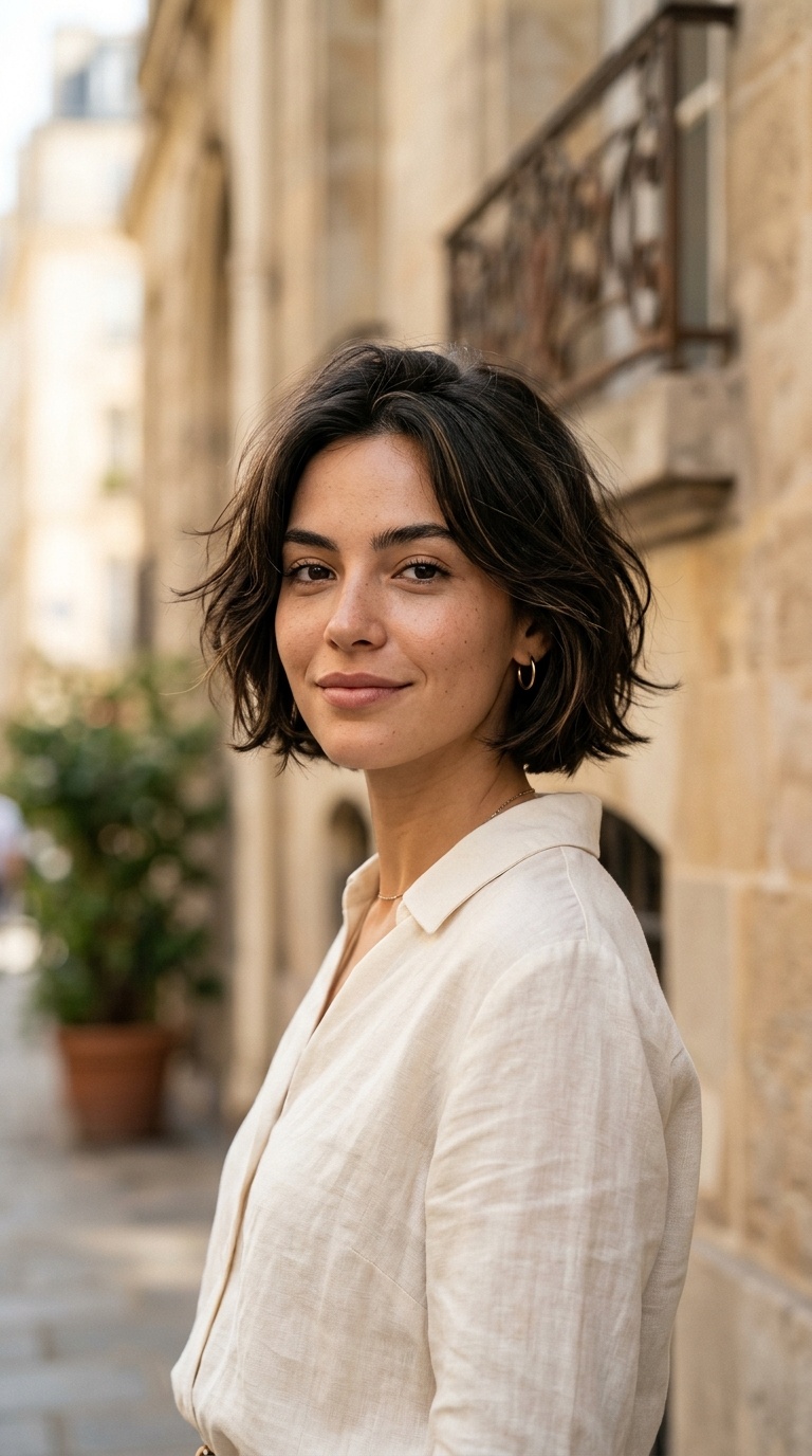 Wispy French Bob