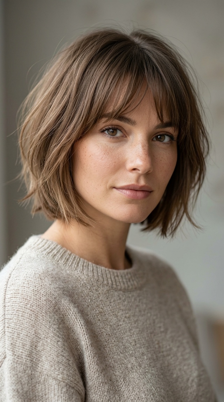 Wispy French Bob