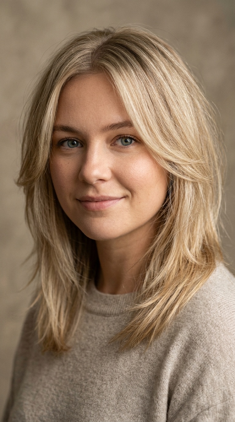 Wispy Internal Layers for Fine Hair