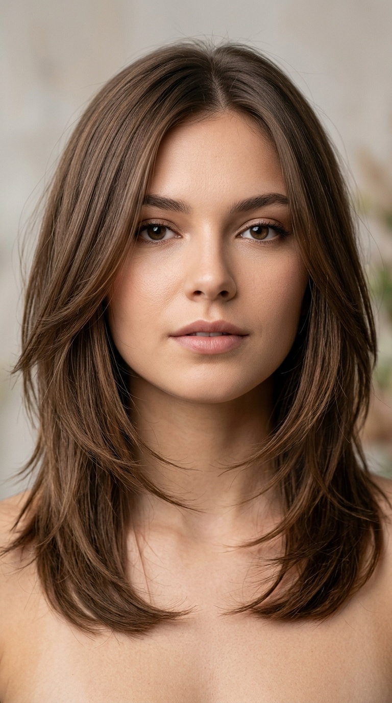 Wispy Invisible Layers for Fine Hair