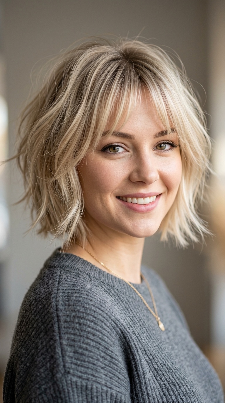 Wispy Layered Bob