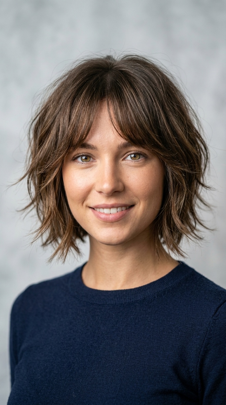 Wispy Layered Bob