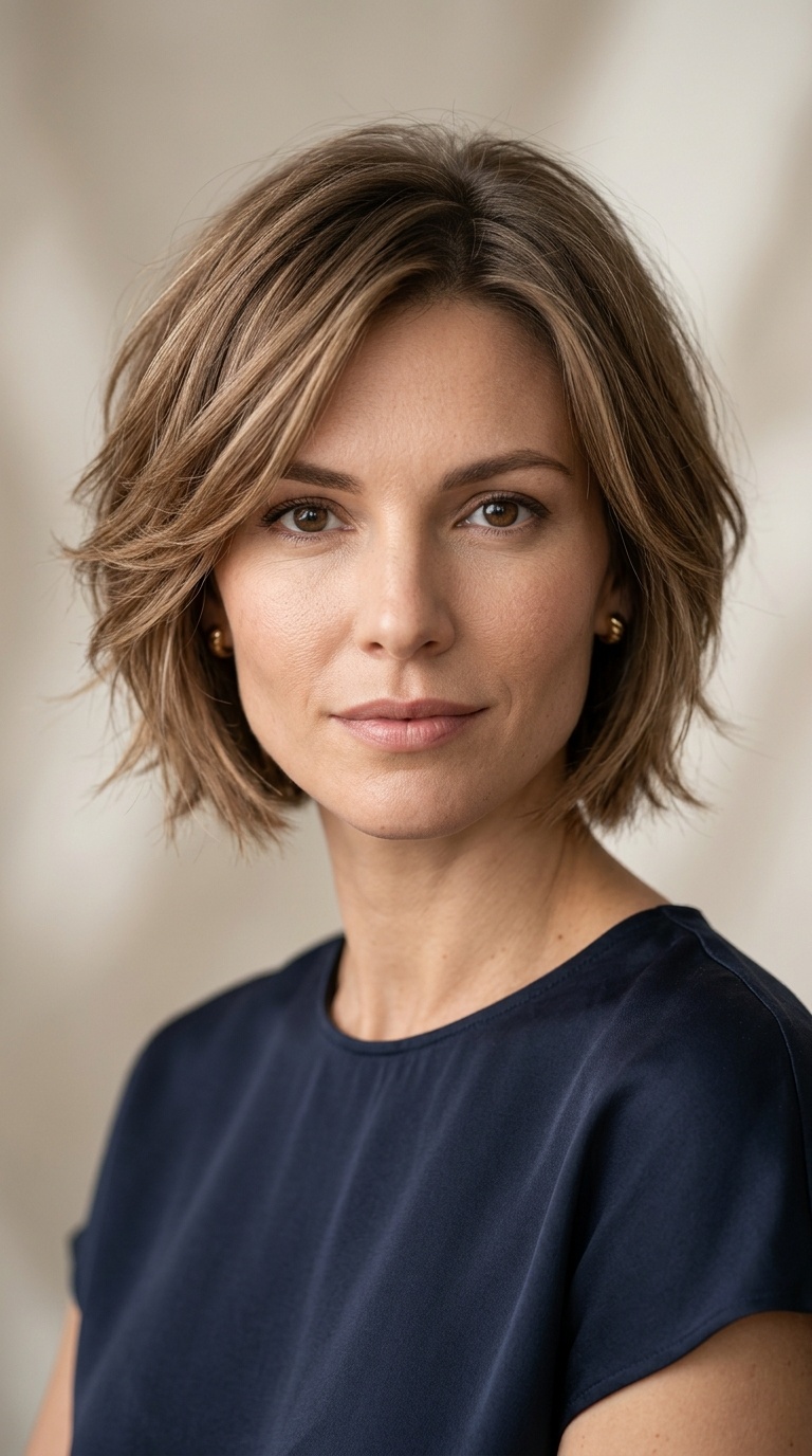 Wispy Layered Bob