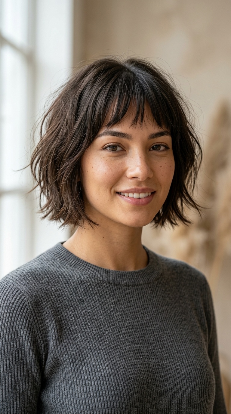 Wispy Micro-Fringe Bob