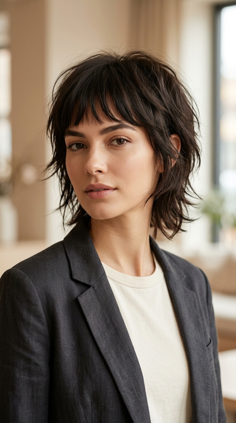 Wispy Micro-Fringe with Shaggy Layers