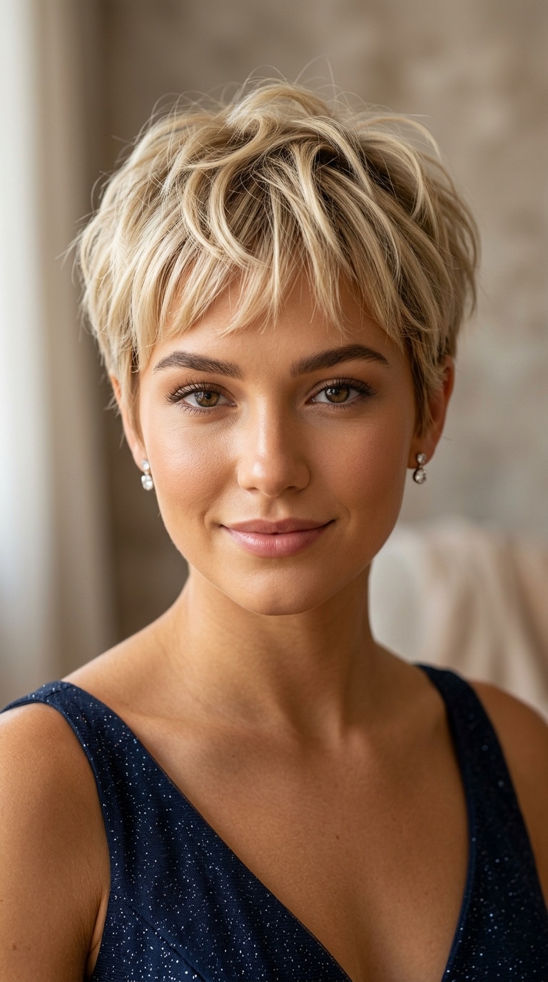 Wispy Pixie with Micro-Fringe