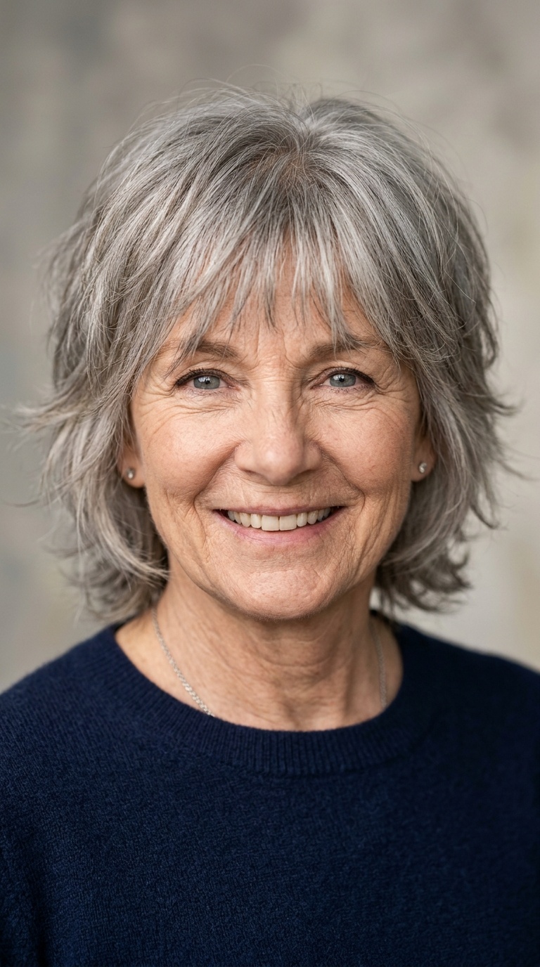 Wispy Shag with Feathered Fringe