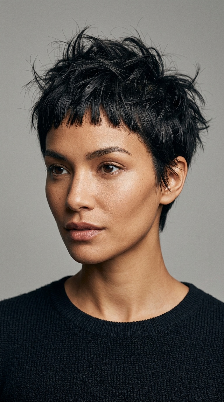 Wispy Spikes with Micro-Fringe