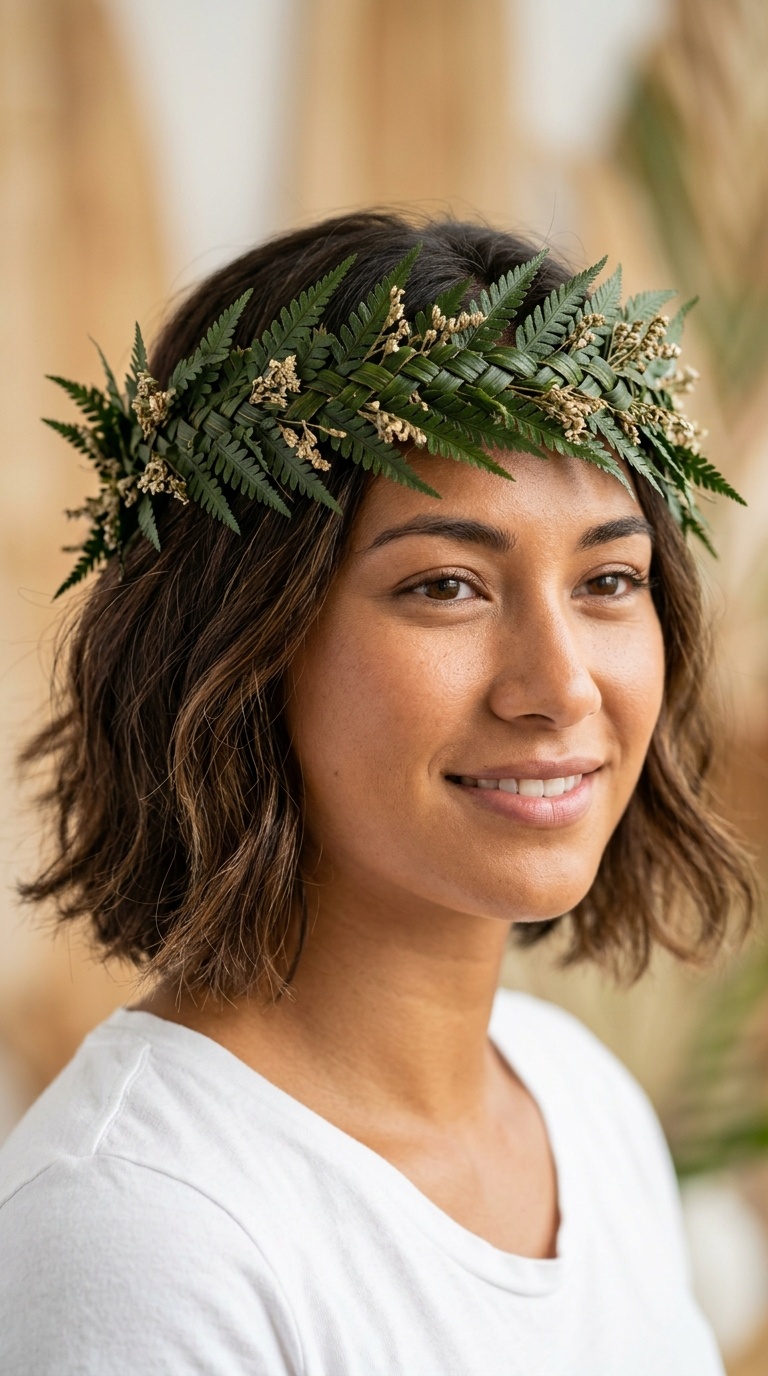 Woven Fern Headband
