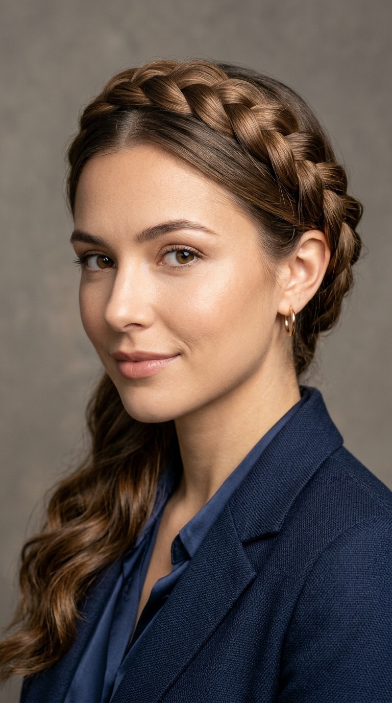 Wrap-Around Crown Braid