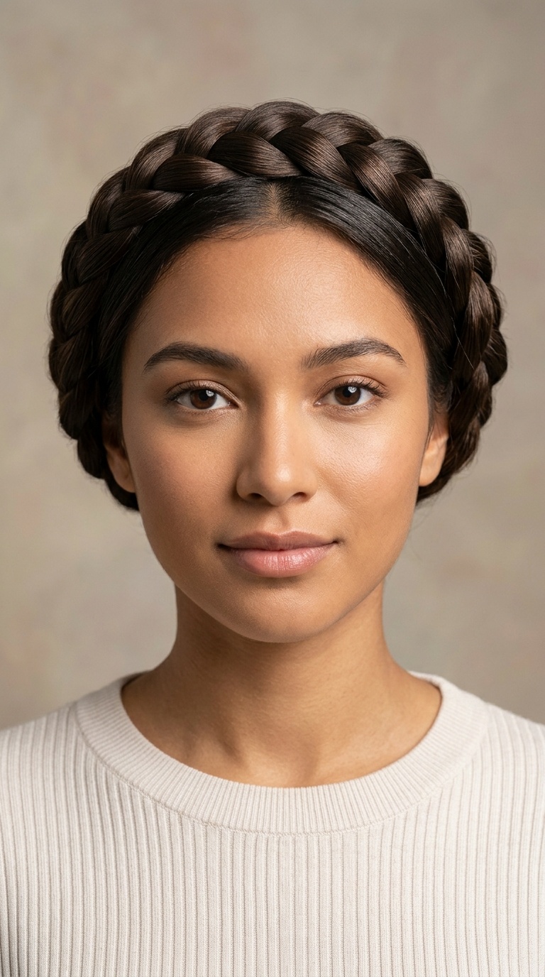 Wrap-Around Halo Braid