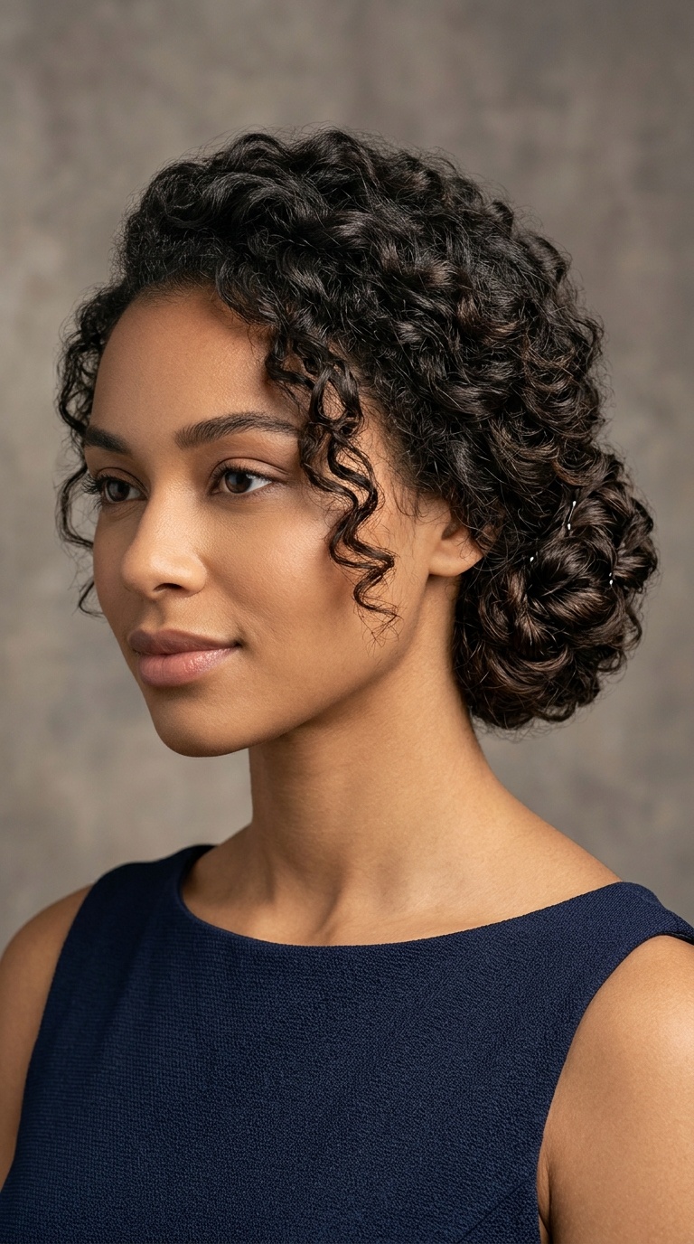 Wrap-Around Pinned Chignon