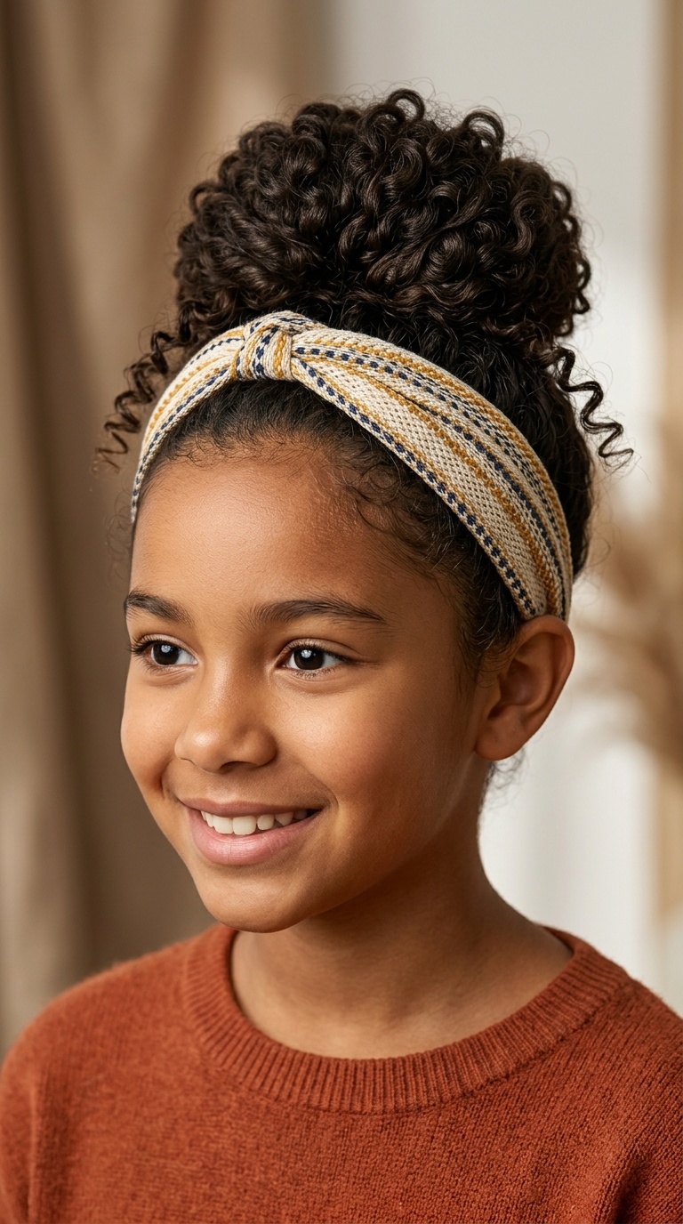 Wrapped Bun with Headband