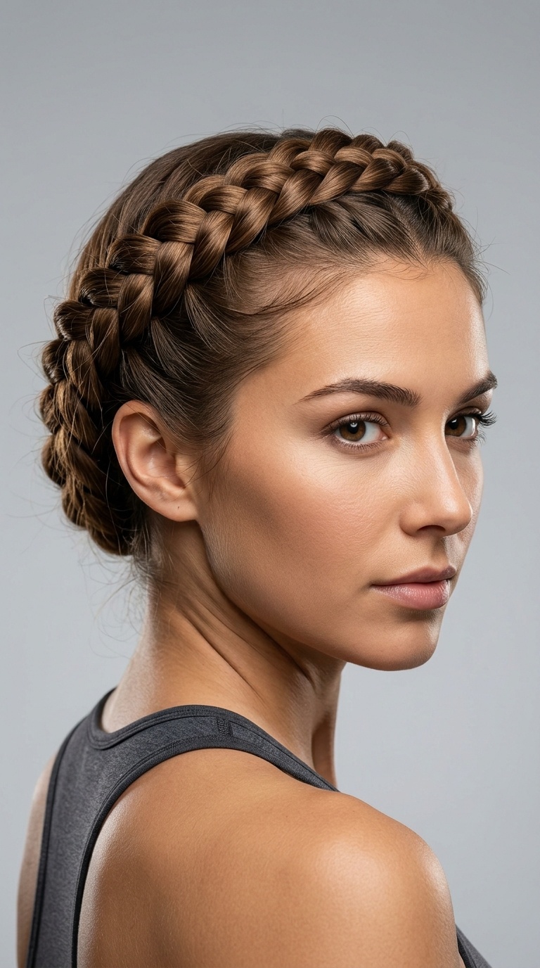 Wrapped Dutch Braid Halo