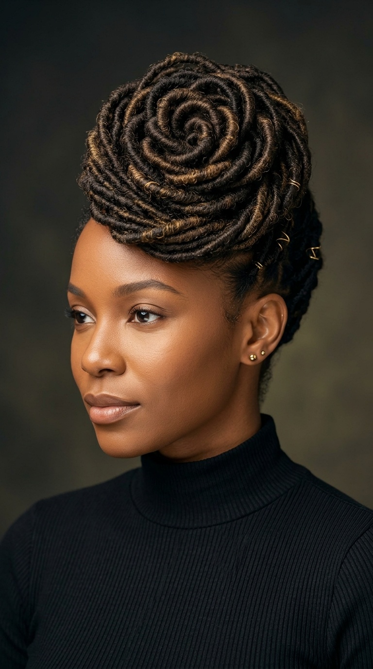 Wrapped Loc Petals