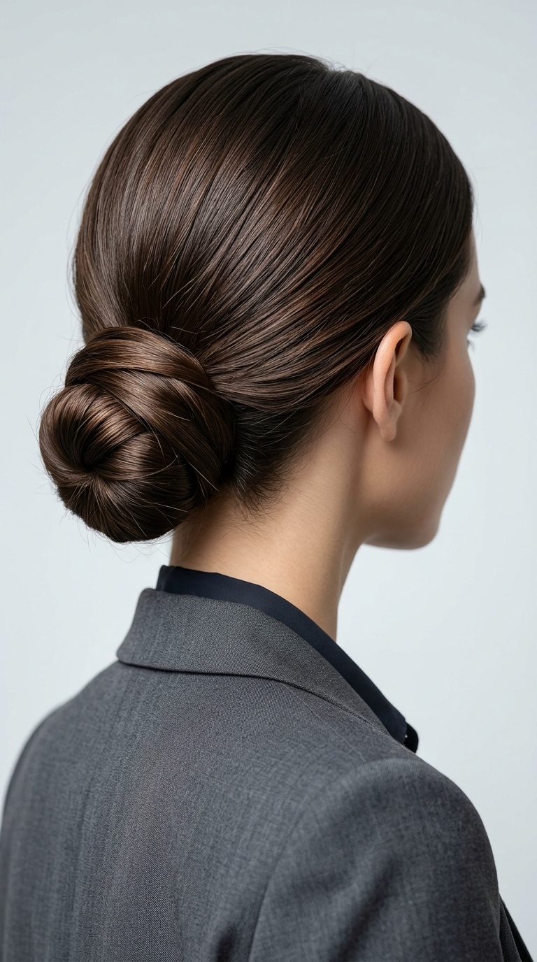Wrapped Low Bun