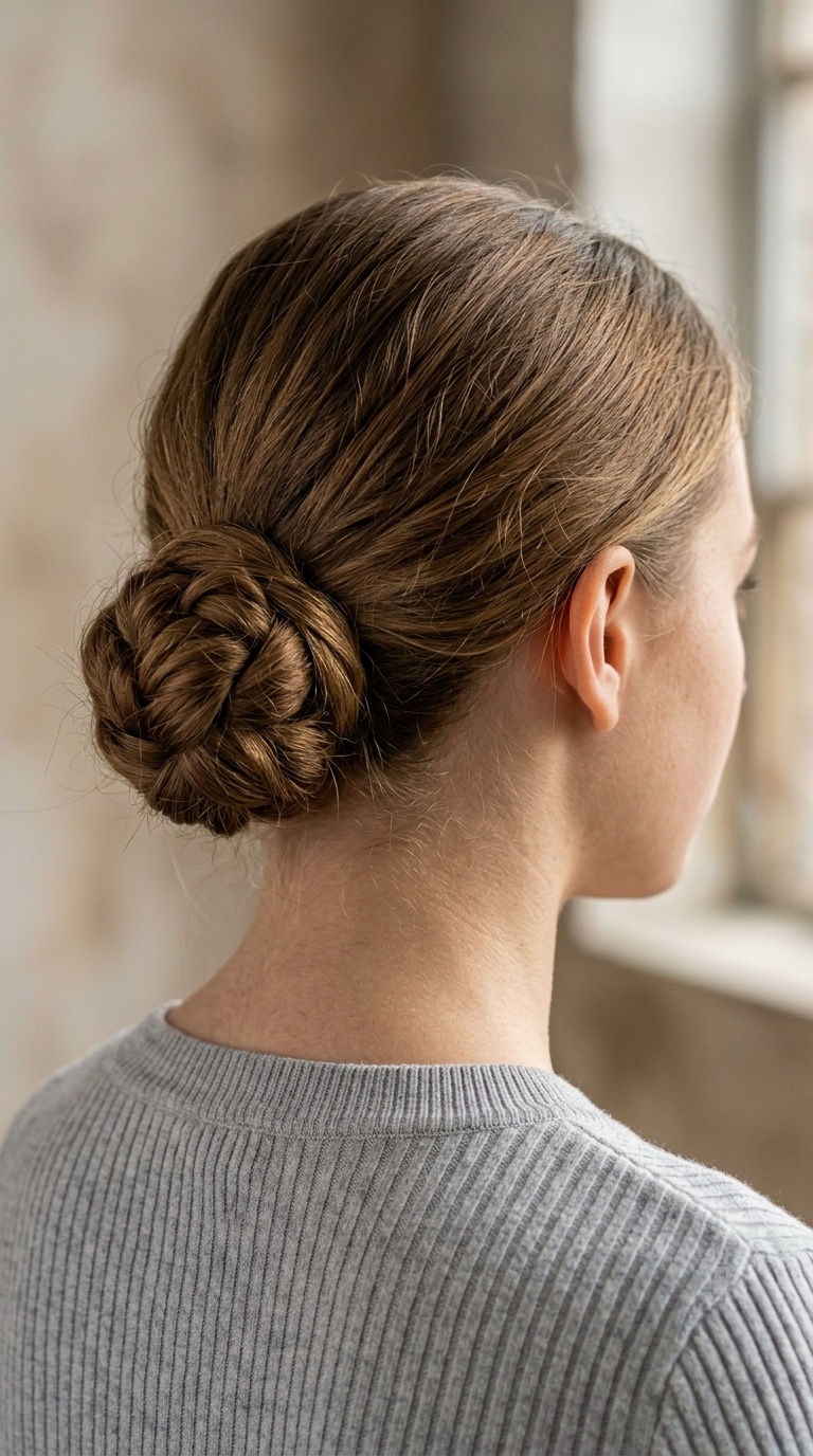Wrapped Low Bun