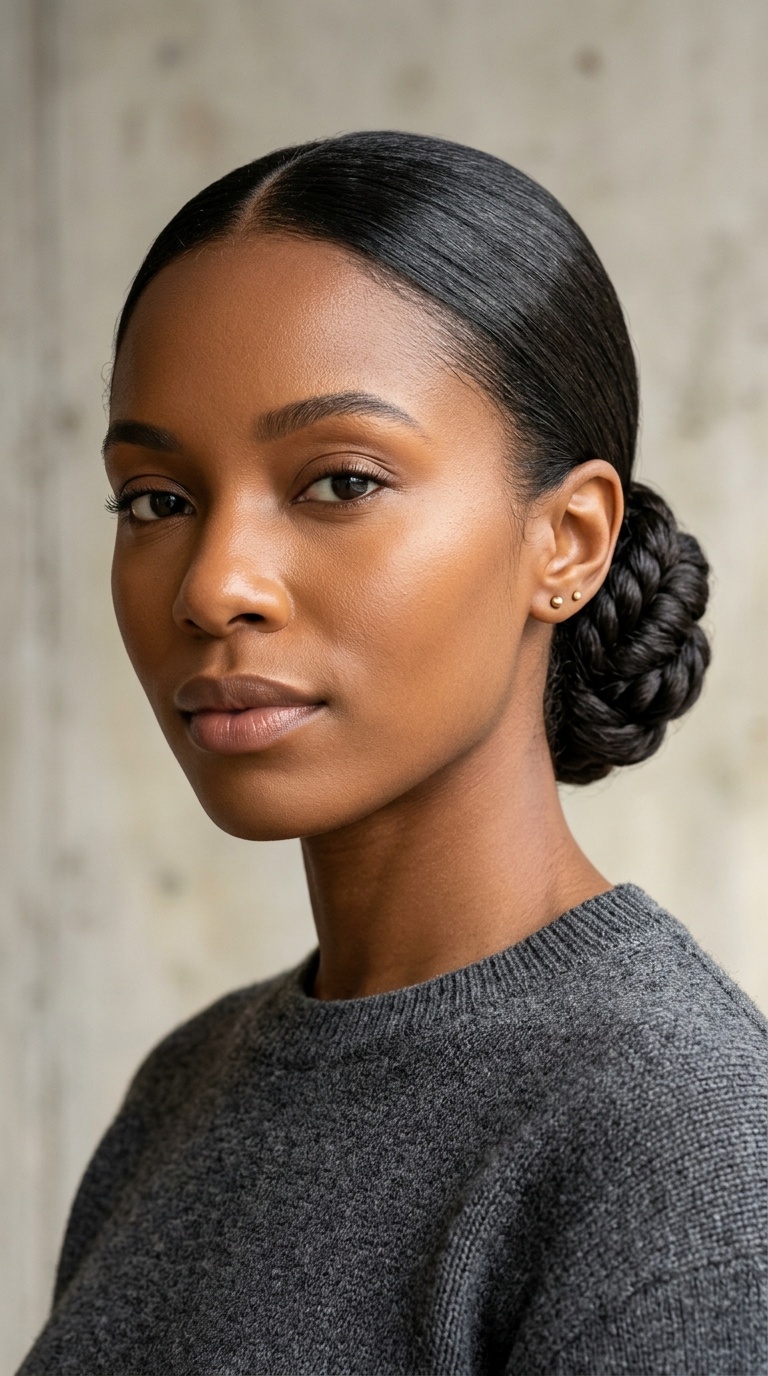 Wrapped Low Bun