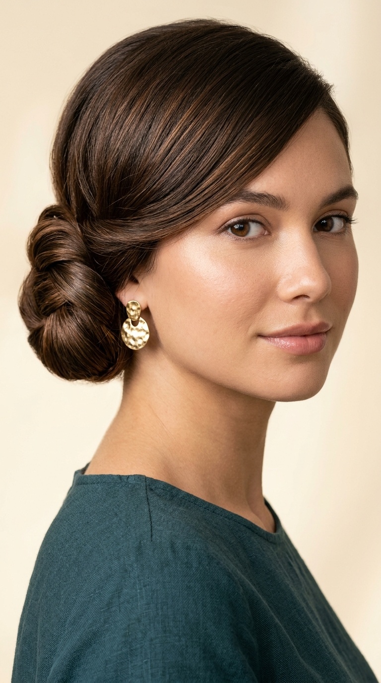 Wrapped Low Chignon