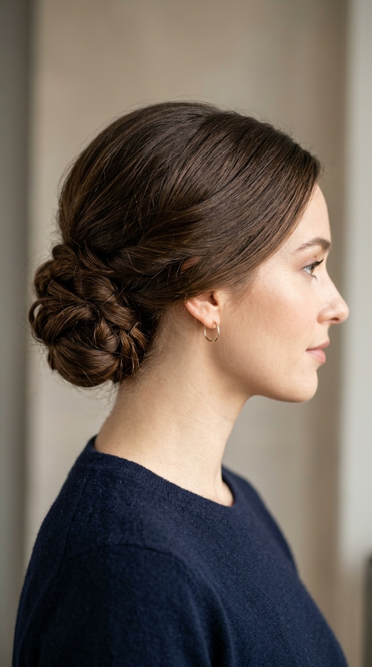 Wrapped Low Chignon